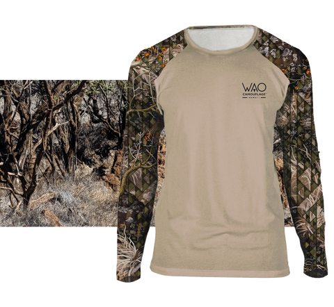 Wao Camouflage™ Longsleeve Shirt in Pa'akea (Limestone)